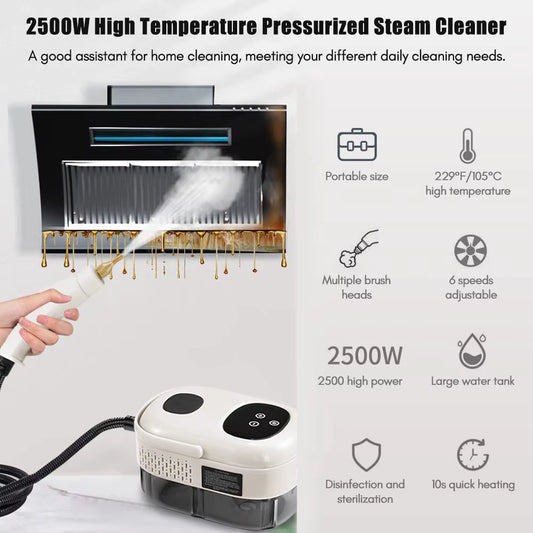 TurboSteam Pro – High Pressure Handheld Steam Cleaner