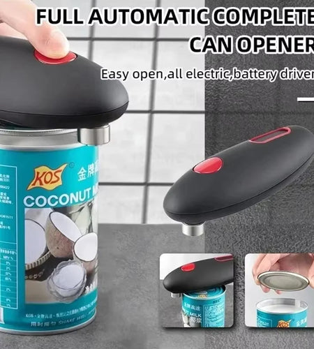 The One-Touch Electric Can Opener – Effortless Kitchen Convenience