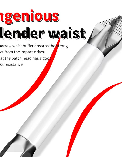 Load image into Gallery viewer, 6 Pcs Strong Grip Screw Bit – High Torque, Magnetic, Anti-Slip Design Cross Head Household Electric Driver Screw Set - High Hardness Hand Drill Bits for Electric Screwdrivers
