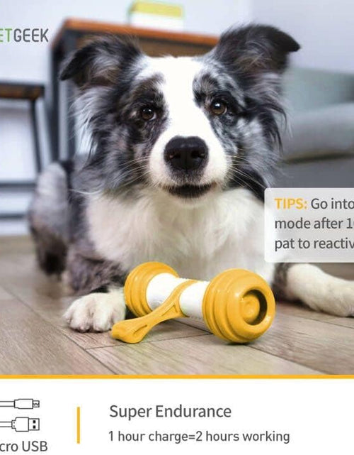 Load image into Gallery viewer, Interactive Dog Toys, Durable Motion Activated Automatic Dog Bone for Medium &amp; Large Dogs Boredom, Electronic Dog Enrichment Toys to Chase, USB Rechargeable
