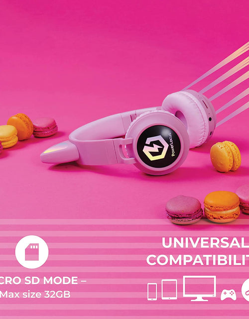 Load image into Gallery viewer, Wireless Bluetooth Headphones for Kids, Kid Headphone Over-Ear with LED Lights, Foldable Headphones with Microphone,Volume Limited, Wireless and Wired Headphone for Phones,Tablets,Pc,Laptop
