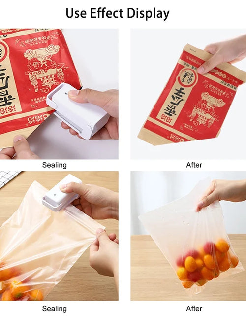 Load image into Gallery viewer, Mini Bag Seal Machine Package Sealer Bags Thermal Plastic Food Bag
