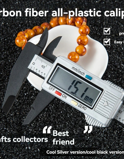 Load image into Gallery viewer, 150Mm 100Mm Electronic Digital Caliper Carbon Fiber Dial Vernier Caliper Gauge Micrometer Measuring Tool Digital Ruler
