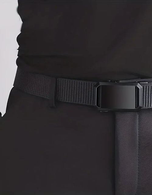 Load image into Gallery viewer, New Automatic Buckle Belt, Canvas Tactical Workwear Casual Outdoor Military Training Pants Belt for Men
