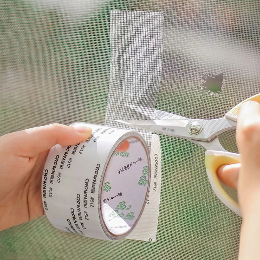 1Ps Easy-To-Apply Waterproof Window Screen Repair Tape – Keep Mosquitoes Out with Our Anti-Insect, Self-Adhesive Mesh Patch