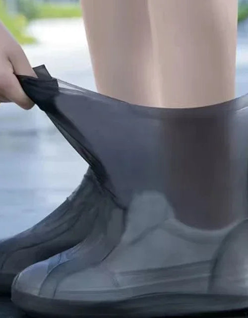 Load image into Gallery viewer, Silicone Waterproof Shoe Covers Anti-SLip Rubber Rain Resistant Boot Rain Gear Overshoes Accessories for Outdoor Rainy Day
