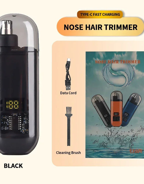 Load image into Gallery viewer, 2 in 1 Electric Portable Ear and Nose Hair Trimmer Clipper 2024 Professional Painless Portable Eyebrow for Men
