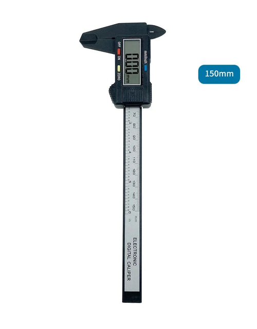 Load image into Gallery viewer, 150Mm 100Mm Electronic Digital Caliper Carbon Fiber Dial Vernier Caliper Gauge Micrometer Measuring Tool Digital Ruler
