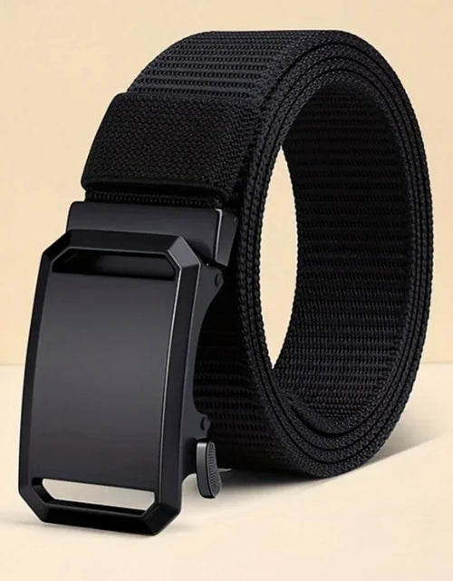 Load image into Gallery viewer, New Automatic Buckle Belt, Canvas Tactical Workwear Casual Outdoor Military Training Pants Belt for Men
