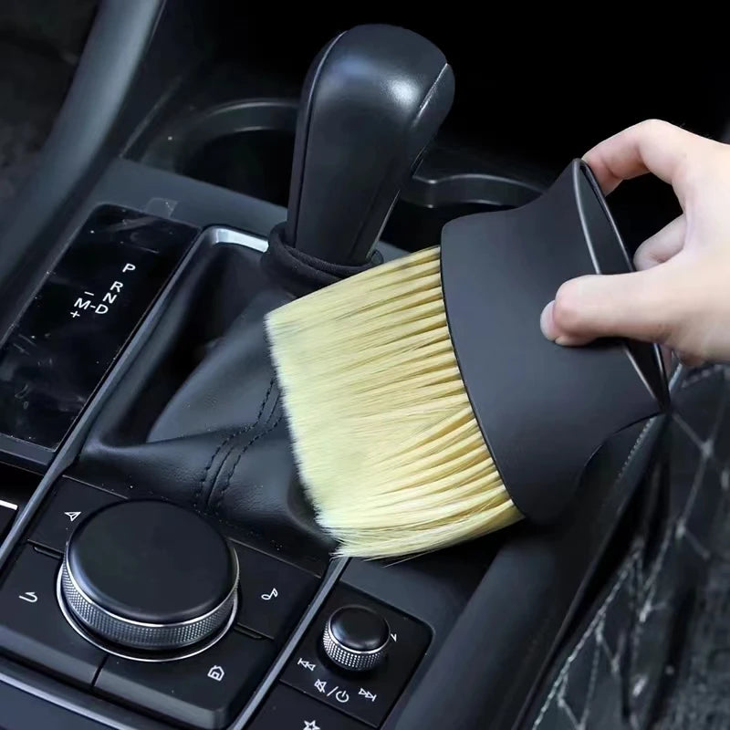 Car Interior Sweeping Dust Soft Brush Car Wash Tool Artifact Car Interior Gap Dust Brush Air Outlet Cleaning Brush