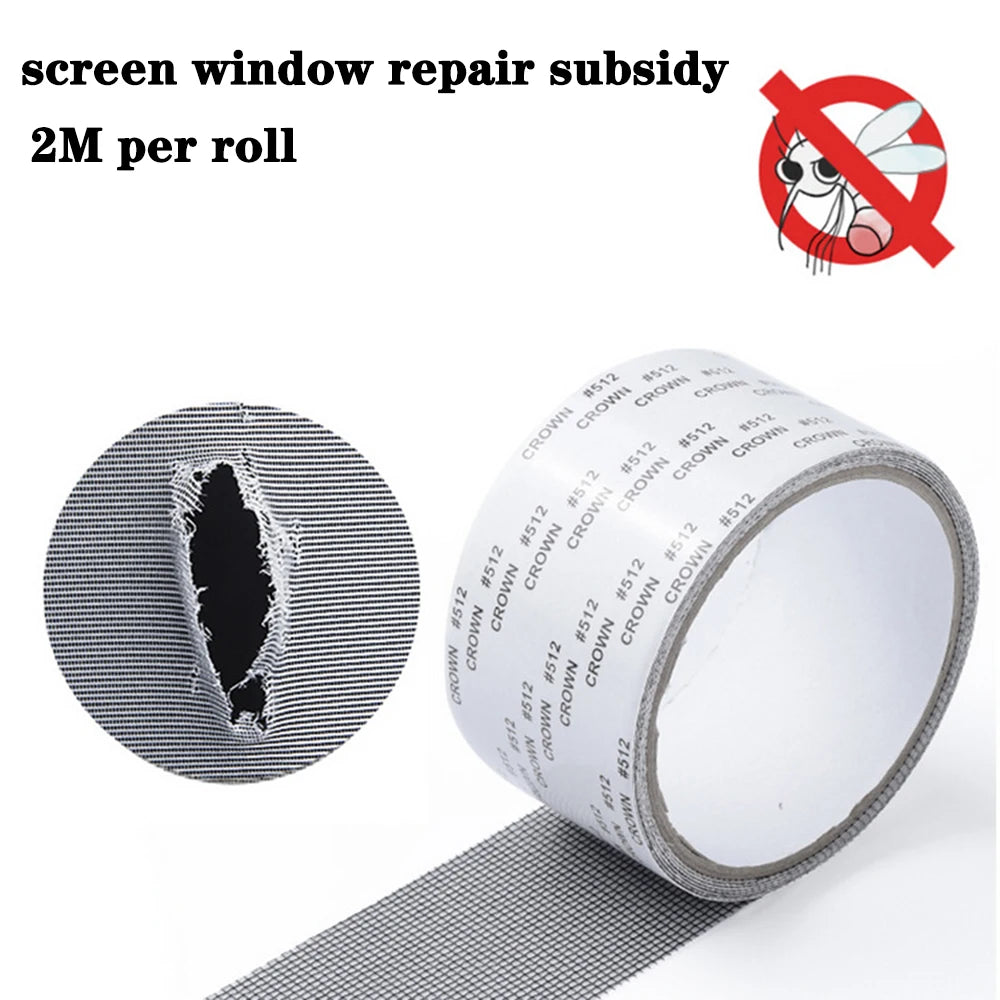 1Ps Easy-To-Apply Waterproof Window Screen Repair Tape – Keep Mosquitoes Out with Our Anti-Insect, Self-Adhesive Mesh Patch