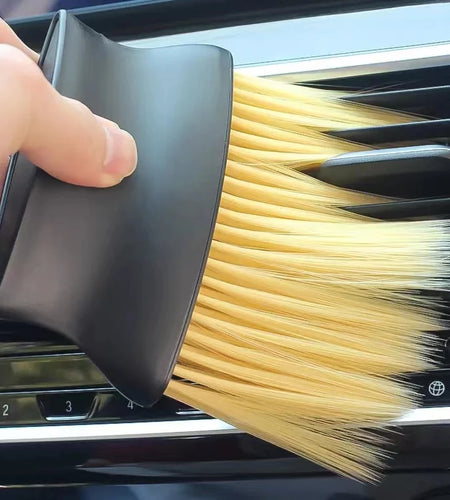 Car Interior Sweeping Dust Soft Brush Car Wash Tool Artifact Car Interior Gap Dust Brush Air Outlet Cleaning Brush