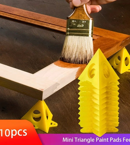 10Pcs Mini Cone Pointy Stands Painting Stands Mini Cone Paint Stands for Canvas and Door Risers Support Painting 