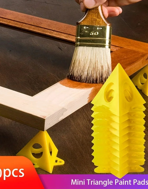 Load image into Gallery viewer, 10Pcs Mini Cone Pointy Stands Painting Stands Mini Cone Paint Stands for Canvas and Door Risers Support Painting 
