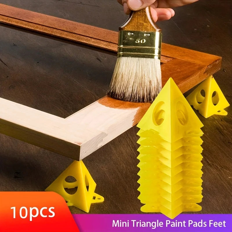 10Pcs Mini Cone Pointy Stands Painting Stands Mini Cone Paint Stands for Canvas and Door Risers Support Painting 