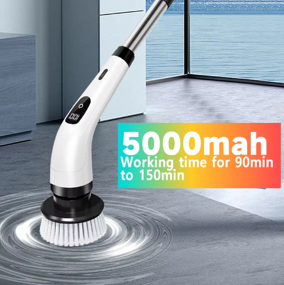 PowerScrub Pro Max – Clean Tiles & Grout in Seconds (7-in-1)