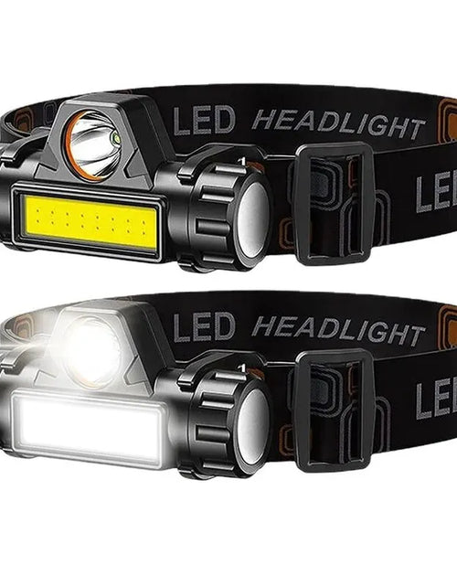 Load image into Gallery viewer, Rechargeable COB LED USB Headlamp Strong Magnetic Powerful Headlight Super Bright Waterproof Head Torch for Outdoor Fishing
