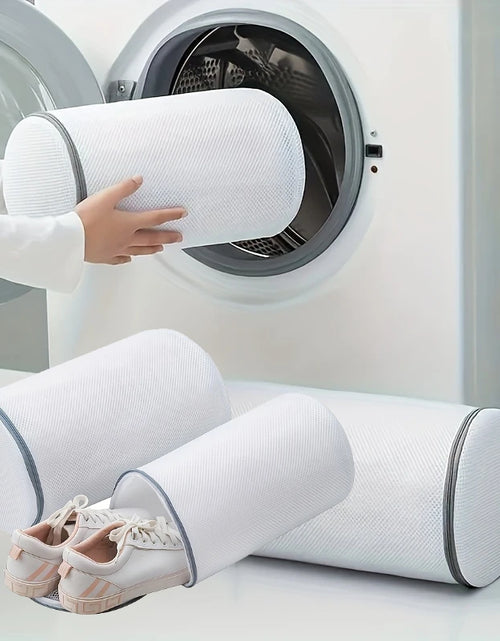 Load image into Gallery viewer, Versatile Shoe Washing Bag - Durable Mesh Laundry Bag for Sneakers, Running Shoes, Socks &amp; Bras with Zipper Closure, Laundry Bag
