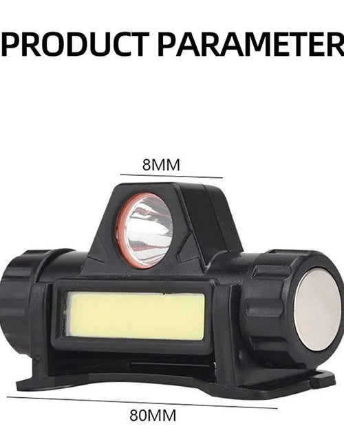 Load image into Gallery viewer, Rechargeable COB LED USB Headlamp Strong Magnetic Powerful Headlight Super Bright Waterproof Head Torch for Outdoor Fishing
