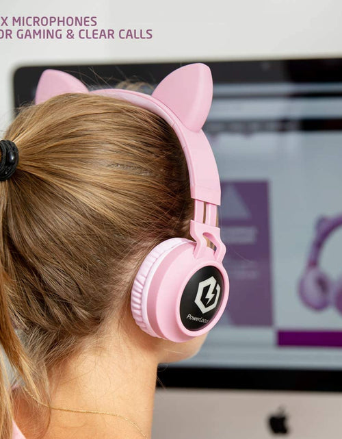 Load image into Gallery viewer, Wireless Bluetooth Headphones for Kids, Kid Headphone Over-Ear with LED Lights, Foldable Headphones with Microphone,Volume Limited, Wireless and Wired Headphone for Phones,Tablets,Pc,Laptop
