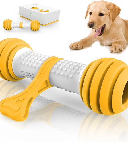 Interactive Dog Toys, Durable Motion Activated Automatic Dog Bone for Medium & Large Dogs Boredom, Electronic Dog Enrichment Toys to Chase, USB Rechargeable