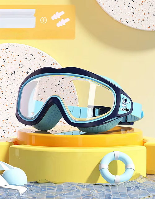 Load image into Gallery viewer, AquaChamp Kids Swim Set – Waterproof Anti-Fog Swimming Goggles &amp; Cap with Protective Case
