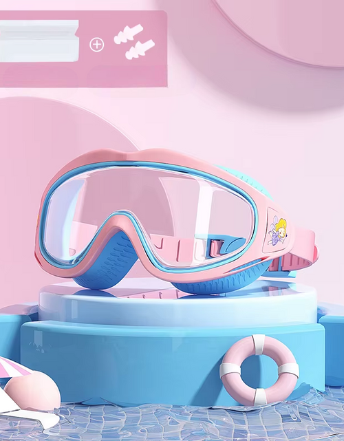 Load image into Gallery viewer, AquaChamp Kids Swim Set – Waterproof Anti-Fog Swimming Goggles &amp; Cap with Protective Case
