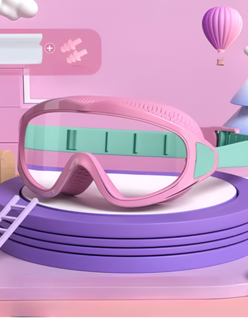 Load image into Gallery viewer, AquaChamp Kids Swim Set – Waterproof Anti-Fog Swimming Goggles &amp; Cap with Protective Case
