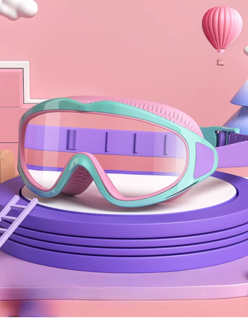 Load image into Gallery viewer, AquaChamp Kids Swim Set – Waterproof Anti-Fog Swimming Goggles &amp; Cap with Protective Case
