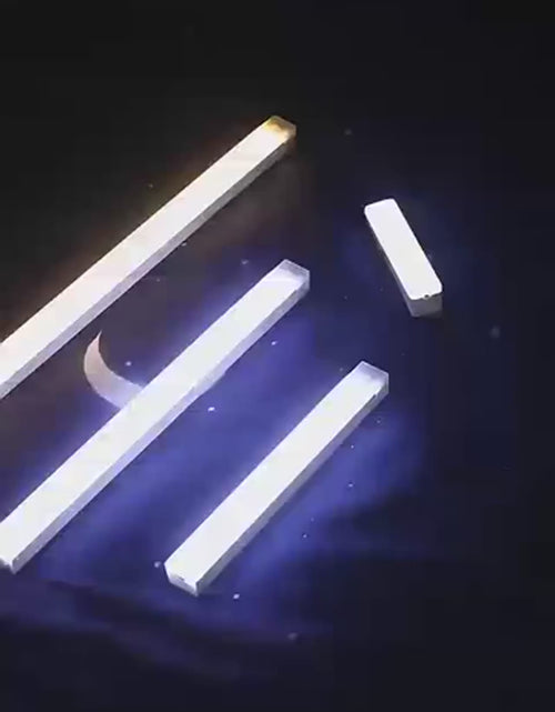 Load and play video in Gallery viewer, LED Motion Sensor Light Wireless LED Night Light Type C Rechargeable Light Cabinet Wardrobe Lamp Staircase Backlight for Kitchen
